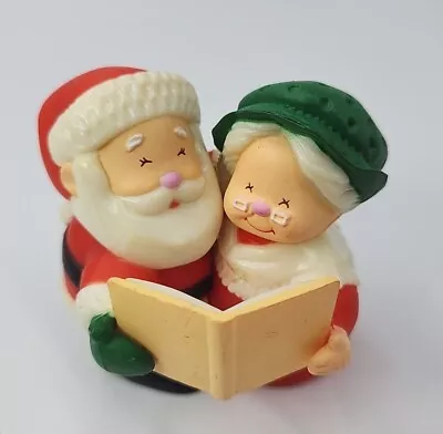 Vintage Retro Christmas Ornament Santa & Mrs Claus Caroling A.B.C. Hong Kong • $9.09