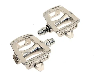 MKS GR-9 Alloy Road Pedals Silver Commuter Single Speed Fixed NEW In Box • $26.49