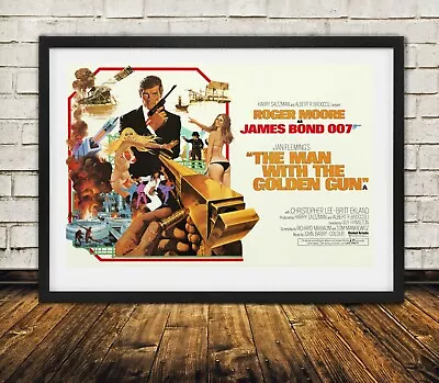 James Bond The Man With The Golden Gun - High Quality Premium Poster Print • $32.95