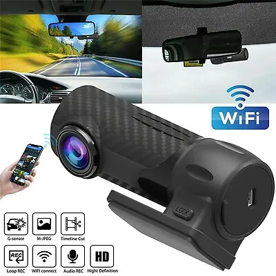 Car Wireless HD 1080P Hidden Dash Camera Front And Rear Cam Dashcam Night Vision • $59.99