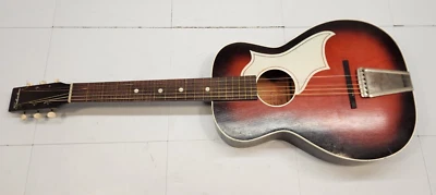 $220 • Buy Silvertone Stella Parlor Guitar Model 319.12029 - Circa 1962 Redburst - USA!!