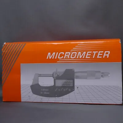 Digital Outside Micrometer Inch/metric Relative/absolute Data Hold & Wipe Out Ra • $55