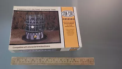 Vtg N Scale CON-CAR Germany Building Kit Cambria City Storage Tank NIB Layout • $14