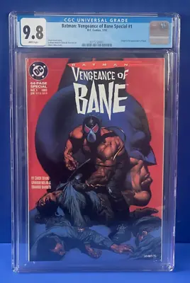 Batman: Vengeance Of Bane Special #1 Comic Book 1st App Origin Bane 1993 CGC 9.8 • £288.74