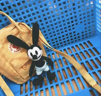 NEW Disney Plush Toy Oswald The Lucky Rabbit 15cm Gift Gift Keychain Keyring • $11.52