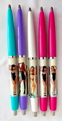 5 Vintage Floaty Floatie Pens Nude Women Strip Naked Made In Denmark • $38.99