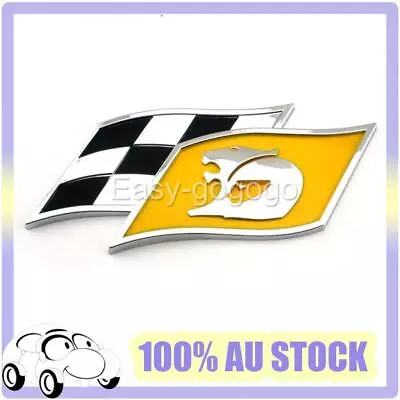 HSV Racing Flag Badge Emblem For Holden Commodore GTS R8 Clubsport MALOO • $17.95