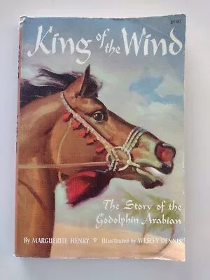 King Of The Wind - Story Of The Godolphin Arabian Marguerite Henry (PB) 1973 • $8.95