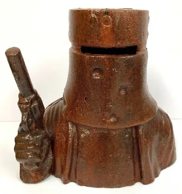 Collectors Old Style Cast Iron Ned Kelly Money Bank - Money Box. Mancave. • $59
