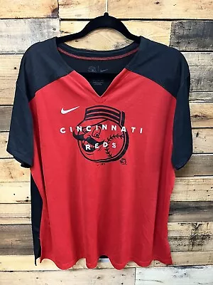 Nike Cincinnati Reds Mens T-Shirt XXL MLB Baseball 2XL Dri Fit • $12.80