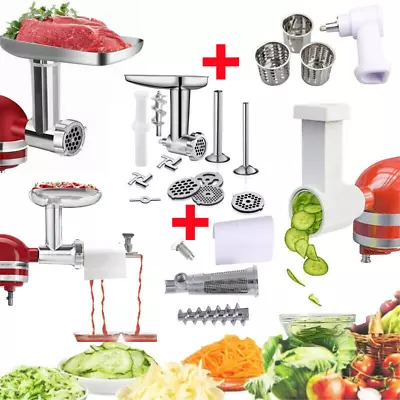 Meat Grinder & Prep Slicer & Jams Juicer Attachment For KitchenAid Stand Mixer • $61.99