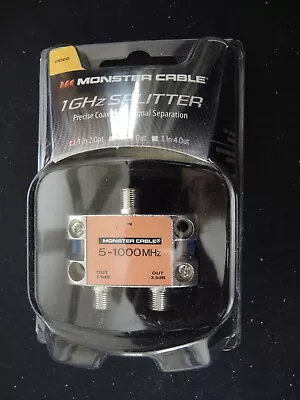 Monster Cable 1GHz Coax Splitter • $8.95