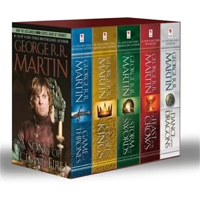 George R. R. Martin's A Game Of Thrones 5-Book Boxed Set (Song Of Ice And Fire S • $78.46