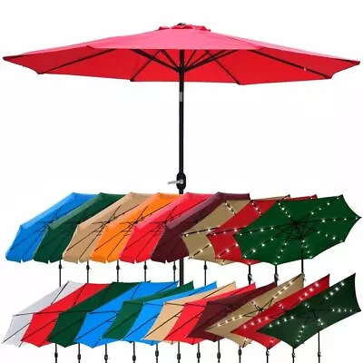 $62 • Buy 2.4M-4.5M Outdoor Umbrella Patio Garden Market Cafe Parasol Aluminum Sun Shade