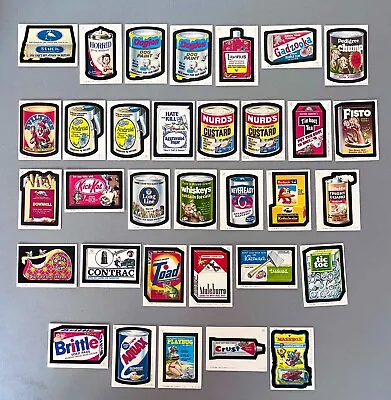 1982 Topps Wacky Packages Complete Irish Sticker Set Wrapper & Variants 33/33 NM • $347.39