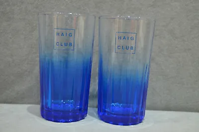 2x Beckham Haig Club Whisky Hi Ball Long Drink Glass Pub Bar 40cl 400ml New 2021 • £8.89