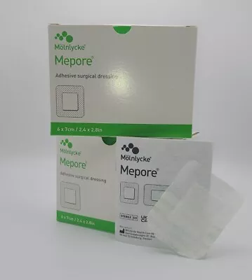 Mepore Sterile Adhesive Dressings 6cm X 7cm - Multiple Pack Sizes Available • £4.49