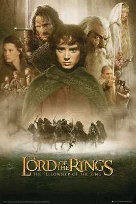 £14.74 • Buy Lord Of The Rings Poster The Fellowship Of The Ring Movie Score 61 X 91.5cm