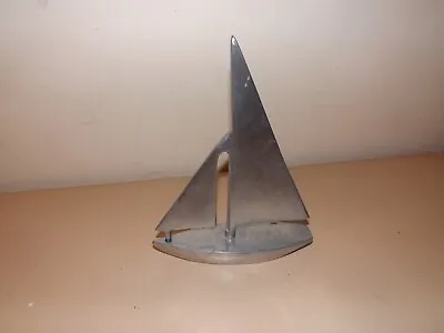 £34.95 • Buy Vintage London Nautical Aluminium Sail Boat Yacht Nauticalia Sailing Ship Art 