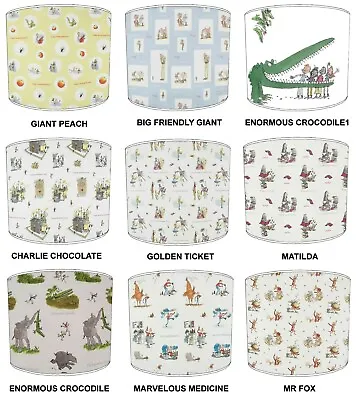 Roald Dahl Lampshades Ideal To Match Quentin Blake Roald Dahl Wallpaper Borders. • £27.99