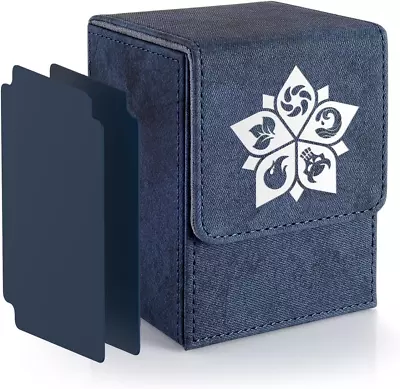 Deck Box For MTG Trading Card Storage Case With 2 Dividers 110 Single Sleeved  • $14.90