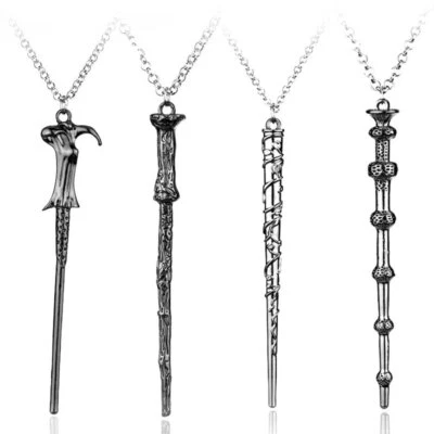 £2.98 • Buy Magical Fantasy Witch Wizard Potter Wand Necklace Cosplay Gift UK