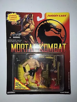 Mortal Kombat Johnny Cage Special Movie Edition Action Figure 1994 On Card • $144.99