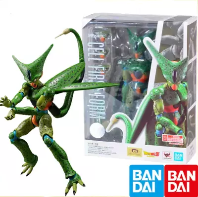 S.H. Figuarts Dragonball Z Cell First Form Action Figure Bandai Tamashii SHF Toy • $58