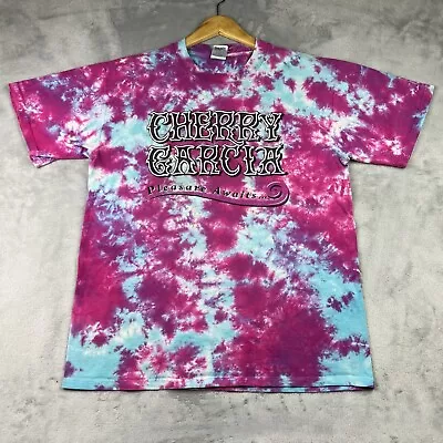 Vintage 90s Cherry Garcia Ben & Jerry’s Tie Dye Shirt Size Medium Grateful Dead • $32.88