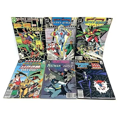 $34.95 • Buy 6x Secret Origins Starring Justice League Green Lantern Batman 1980 Comic Books