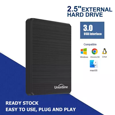 External HDD 4TB 2TB 1T Portable Hard Drive USB3.0 120MB/s Highspeed Backup Disk • £14.99