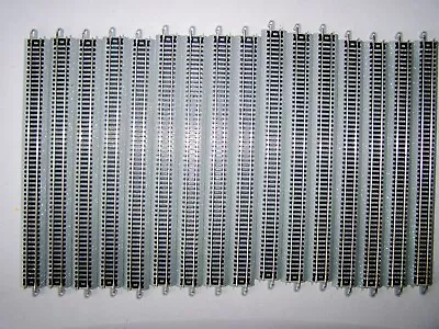 110 (d) N Scale Bachmann 44882  10  Str. Ez Track Nickel Sil. Raillot Of 16 Pcs • $62.95