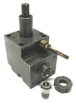 RIGHT ANGLE MILLING LATHE LIVE TOOL HOLDER W/ 30mm SHANK - 60mm X 50mm • $499.99