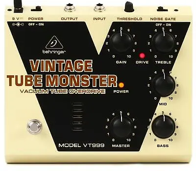 Behringer VT999 Vintage Tube Monster Overdrive Pedal • $99