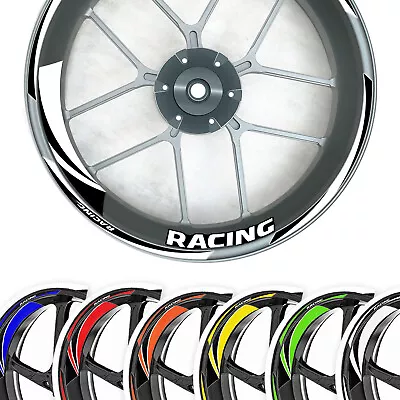 White 17  Rim Stickers Motorcycle GP8 For Yamaha YZF-R1S 16-18 17 • $59.81