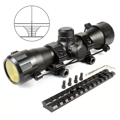 Compact 4x32 Scope + Rings + Picatinny Mount For Mossberg 500 590 835 • $49.99