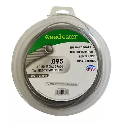 4 PCK HUSQVARNA  WeedEater  COMMERCIAL TWISTED TRIMMER LINE .095 200ft 596533201 • $25