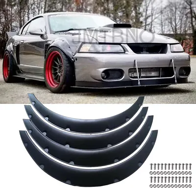 For Ford Mustang Car Fender Flares 4.5  Extra Wide Body Kit Wheel Arches 4Pcs • $69.59