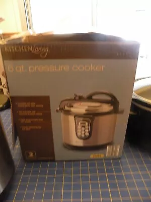 Kitchen Living 6 Quart Electric Pressure Cooker Stainless Steel IN BOX • $59.99