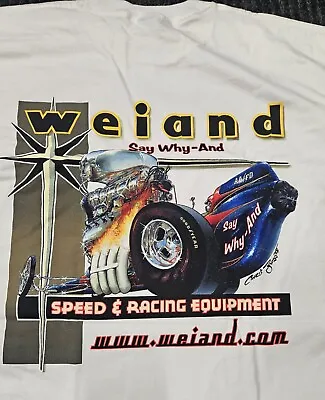 WEIAND Speed & Racing Equipment (00) Men's 100% Cotton T-shirt NHRA Drag Racing • $27.95