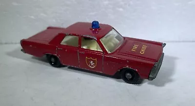 All Original Matchbox Lesney #55 Ford Galaxie Fire Chief Car • $6.50