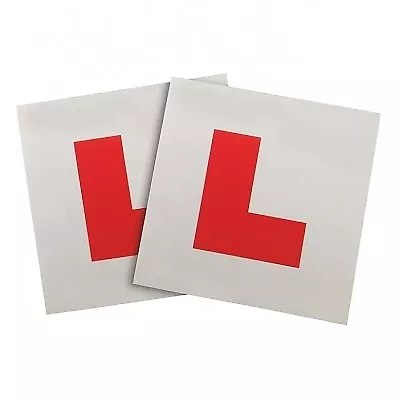 Summit Interior Car Learner Plates (L Learner Plates) - Window Cling - Pair  • £2.90