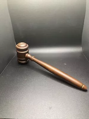 Judges Wooden Gavel Vintage Law Judicial Authorities Crime Jury  • $5.82