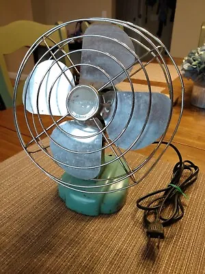 Antique Eskimo Desk Fan Model 081002 McGraw Edison Company RARE Works • $20