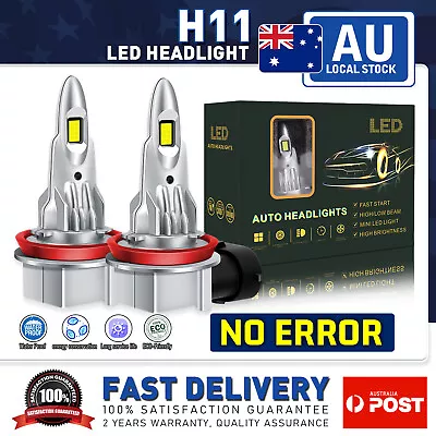 MODIGT H11 LED Headlight Super Bright Bulbs Kit White 6000K Beam Canbus • $39.99