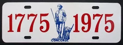 $24.95 • Buy Vintage Concord New Hampshire 1975 Bicentennial Patriotic Booster License Plate
