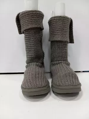 Ugg Women's Classic Cardy Gray Boots Size 10 • $11.50