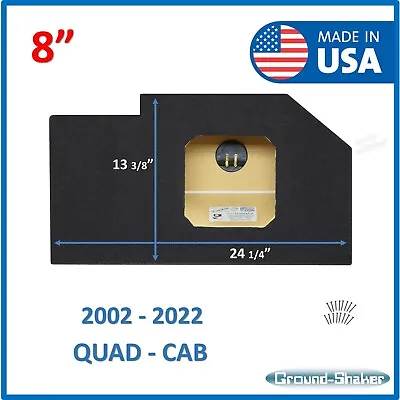 $195 • Buy Dodge Ram Quad Cab 2002-2022 Sub Box 8  Subwoofer Enclosure For Kicker L7T
