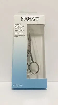 Mehaz #371 Professional -  4  Eye Brow & Mustache Scissors - Trims W/ Precision • $9.89