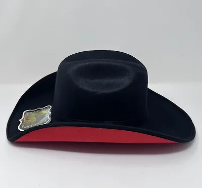 Summit Hats MX Wool Faux Felt Red Bottom Two Tone Silverton Cowboy Vaquero Hat • $46.95